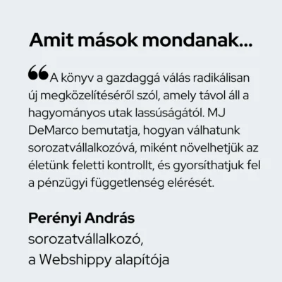 GYS_amit_masok2 MJ DeMarco Gyorsítósáv a milliókhoz amit mások mondanak