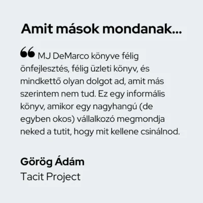 GYS_amit_masok3 MJ DeMarco Gyorsítósáv a milliókhoz amit mások mondanak