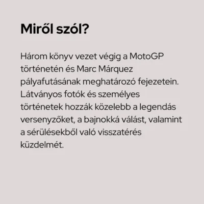 MotoGP könyvcsomag miről szól MotoGP könyvcsomag miről szól